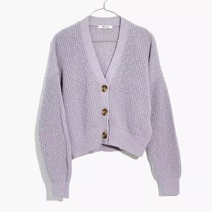 Madewell Greywood Crop Cardigan Sweater